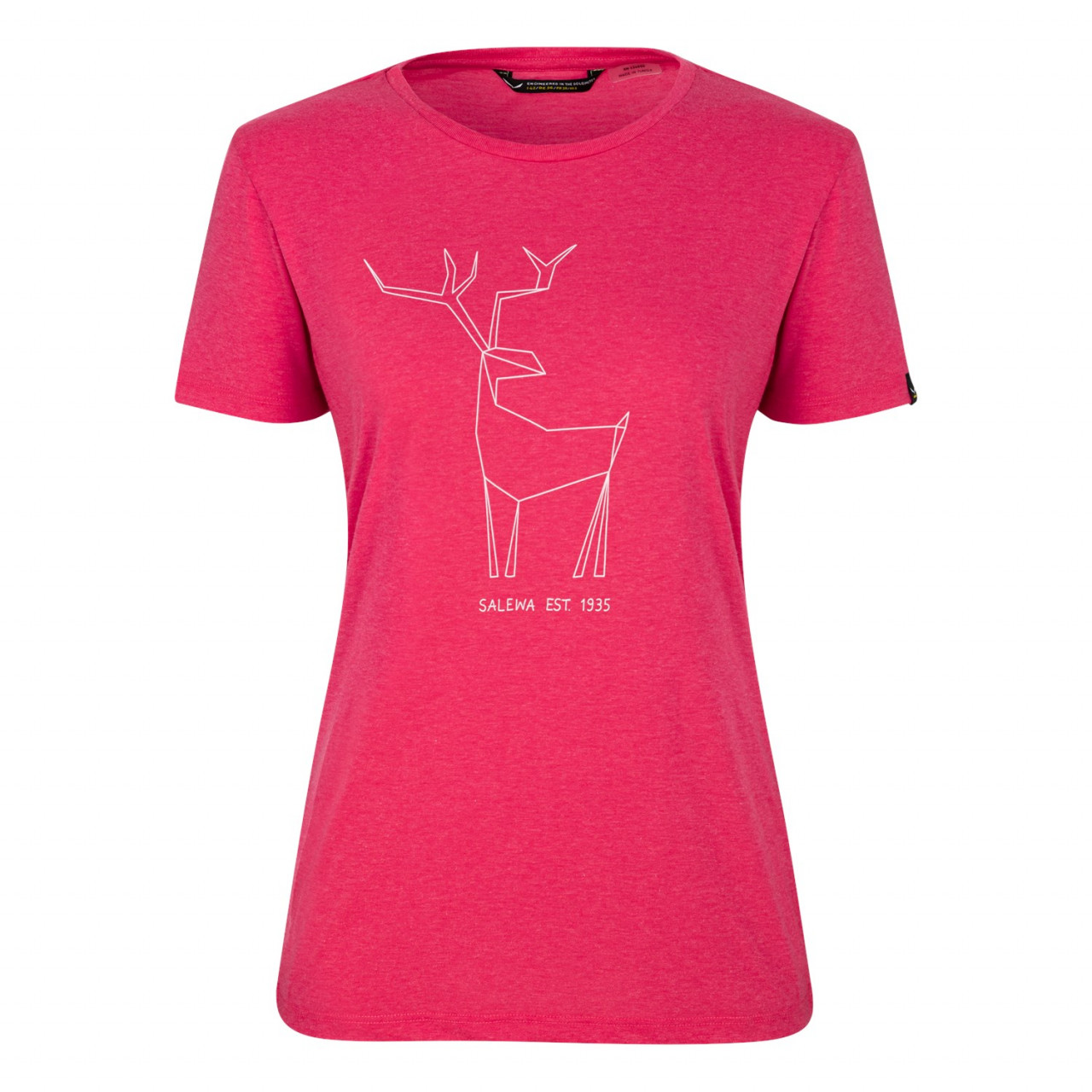 Salewa Women's Deer Dry Short Sleeve T-Shirts Pink UWE-172390